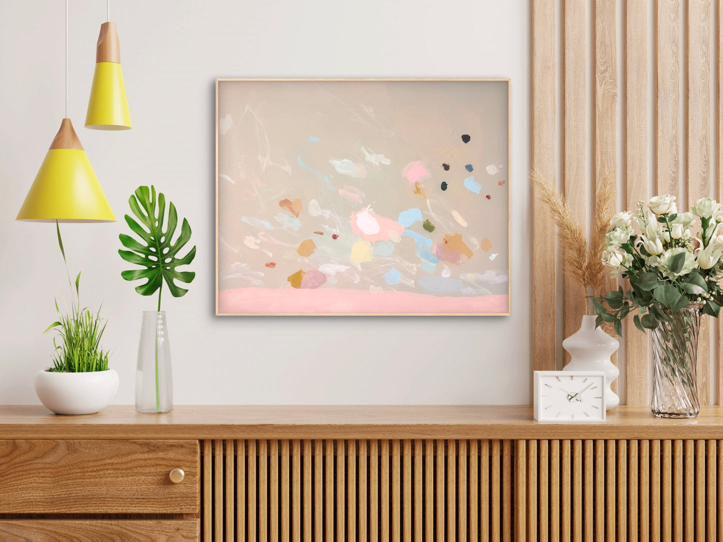 Pink Sands and Rainbow Snowfall No. 1