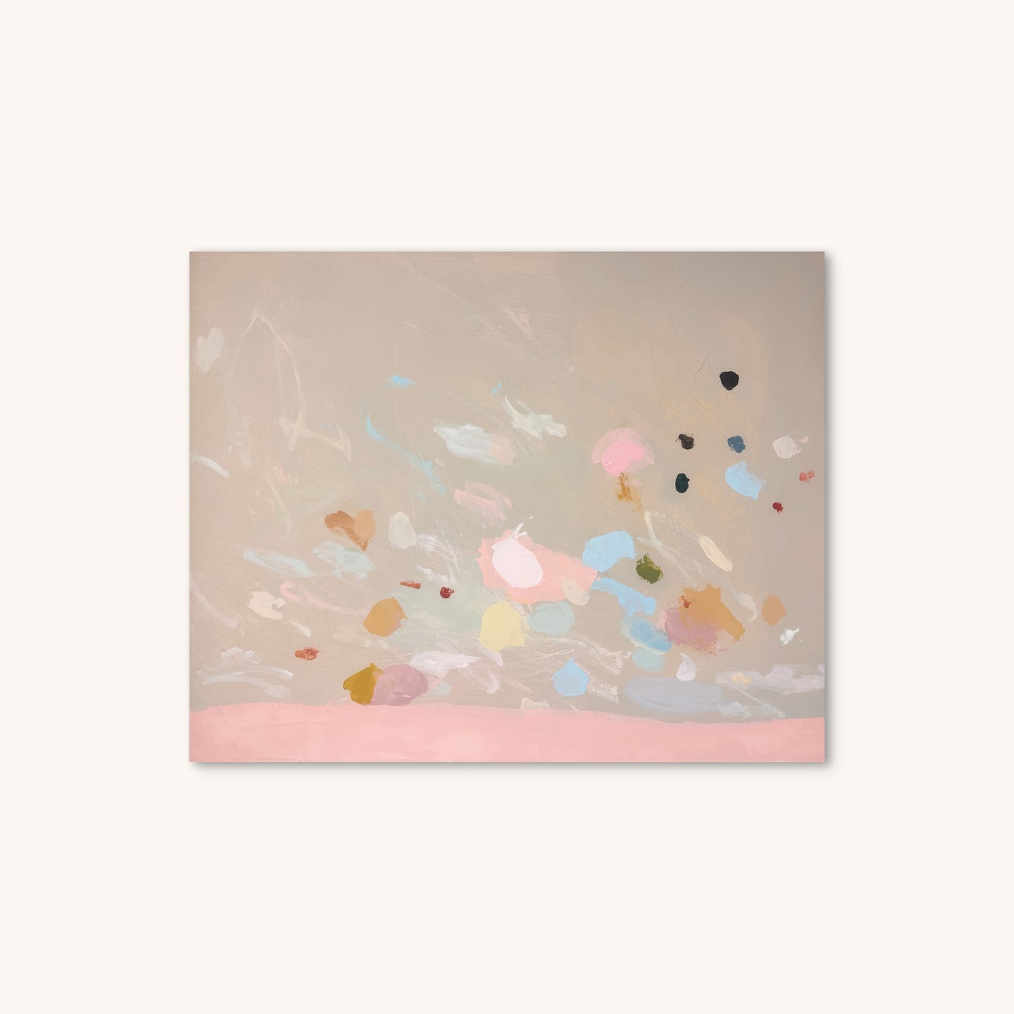 Pink Sands and Rainbow Snowfall No. 1