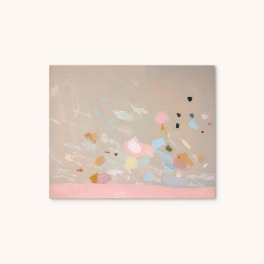 Pink Sands and Rainbow Snowfall No. 1
